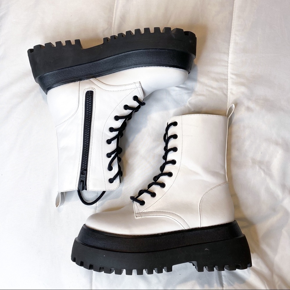 New!! PLATFORM COMBAT BOOTS - Dollskill